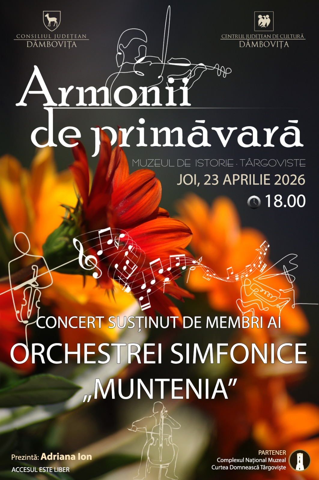 Concert de muzică clasică la Muzeul de Istorie din Târgoviște