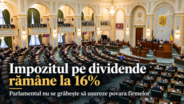 impozitul-pe-dividende-ramane-la-16-1-600x338 Senatul a respins proiectul AUR pentru reducerea impozitului pe dividende de la 16% la 8%
